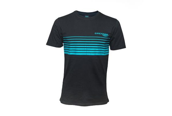 DRENNAN BLACK/AQUA T-SHIRT